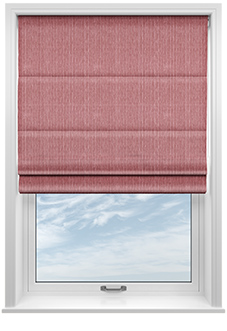 Quay Stripes, Dusky Pink - Roman Blind